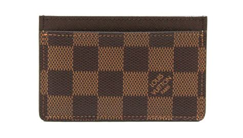 Card Holder Damier Ebene Canvas 